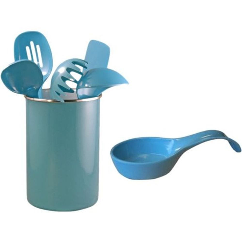 Calypso Basics by Reston Lloyd Melamine Utensil Set 4-Piece Turquoise